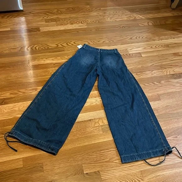 Free People Lotus Jeans Ballon Mid-rise jeans Size 24 NWT - Picture 14 of 14